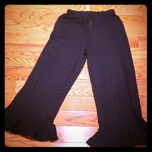 NWT Asos black bell bottom cover up pants size 4